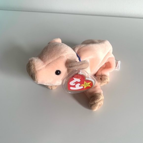 Ty Toys Ty Beanie Babies Knuckles The Pig Poshmark